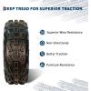 22×7-10 ATV Tires 4-Ply All-Terrain Tubeless Tires for Daily Work, Hunting & Recreational Riding on ATV, UTV, Quad and 4 Wheeler