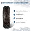 23×7-10 ATV Tires 6-Ply All-Terrain Tubeless Tires for Daily Work, Hunting & Recreational Riding on ATV, UTV, Quad and 4 Wheeler