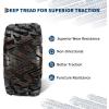 26×11-12 ATV Tires 6-Ply All-Terrain Tubeless Tires for Daily Work, Hunting & Recreational Riding on ATV, UTV, Quad and 4 Wheeler
