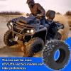 Garvee Set of 2 Garvee ATV Trail Tires 25×8-12/6PR Knobby Sport Tires, Tubeless, AT25x8-12-6PR TL KNIGHT(25×10-12)