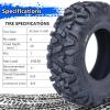 Garvee Set of 2 Garvee ATV Trail Tires 25×8-12/6PR Knobby Sport Tires, Tubeless, AT25x8-12-6PR TL KNIGHT(25×8-12)