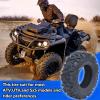 Garvee Set of 2 Garvee ATV Trail Tires 25×8-12/6PR Knobby Sport Tires, Tubeless, AT25x8-12-6PR TL KNIGHT(25×8-12)