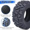 Garvee Set of 2 Garvee ATV Trail Tires 25×8-12/6PR Knobby Sport Tires, Tubeless, AT25x8-12-6PR TL KNIGHT(26×11-14)