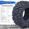 Garvee Set of 2 Garvee ATV Trail Tires 25×8-12/6PR Knobby Sport Tires, Tubeless, AT25x8-12-6PR TL KNIGHT(26×11-14)