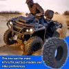 Garvee Set of 2 Garvee ATV Trail Tires 25×8-12/6PR Knobby Sport Tires, Tubeless, AT25x8-12-6PR TL KNIGHT(26×11-14)