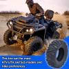 Garvee Set of 2 Garvee ATV Trail Tires 25×8-12/6PR Knobby Sport Tires, Tubeless, AT25x8-12-6PR TL KNIGHT(26×9-12)