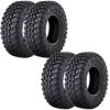 Garvee Set of 4 ATV UTV Tires 24×8-12 Front & 24×9-11 Rear, 6 PR Tubeless All-Terrain Tires for Mud, Dirt, Desert, Rock – Replacement Tires(AURORA A/T)