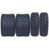 Garvee Set of 4 ATV UTV Tires 24×8-12 Front & 24×9-11 Rear, 6 PR Tubeless All-Terrain Tires for Mud, Dirt, Desert, Rock – Replacement Tires(E0S)