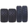 Garvee Set of 4 ATV UTV Tires 24×8-12 Front & 24×9-11 Rear, 6 PR Tubeless All-Terrain Tires for Mud, Dirt, Desert, Rock – Replacement Tires(E0S)