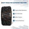 Set of 4 All-Terrain ATV/UTV Tires 29×9-14 Front & 29×11-14 Rear, 6PR ATV Tire for Trail Riding, Mud, Sand, Farm & Outdoor Work,DAV110(26X11-14 & 26X9-14)