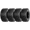 Set of 4 All-Terrain ATV/UTV Tires 29×9-14 Front & 29×11-14 Rear, 6PR ATV Tire for Trail Riding, Mud, Sand, Farm & Outdoor Work,DAV110(29X11-14)