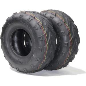 Garvee 16X8.00-7 ATV Tires – 4PR All-Condition Trail Sand Mud Off-Road Tires, Pack of 2, Tubeless(QD116)