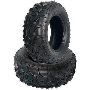 Garvee 2 Pack 24×8-12 ATV UTV Tires 4-Ply All-Terrain Tubeless Tires for Daily Work, Hunting & Recreational Riding on ATV, UTV, Quad and 4 Wheeler
