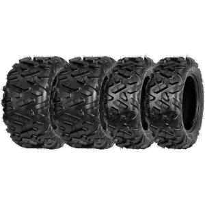 Set of 4 All-Terrain ATV/UTV Tires 29×9-14 Front & 29×11-14 Rear, 6PR ATV Tire for Trail Riding, Mud, Sand, Farm & Outdoor Work,DAV110(26X11-14 & 26X9-14)