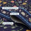 Garvee Living Room Rug 8×10 Washable Rug Trellis Rugs for Bedroom Non Slip Low Pile Indoor Carpet Soft Non-Shedding Foldable Thin Mat for Bedroom Dining Room Farmhouse Kids Playroom Office Orange(Blue)