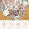 Garvee Living Room Rug 8×10 Washable Rug Trellis Rugs for Bedroom Non Slip Low Pile Indoor Carpet Soft Non-Shedding Foldable Thin Mat for Bedroom Dining Room Farmhouse Kids Playroom Office Orange(Trellis Pink)