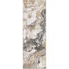 Garvee 2’x6′ Runner Rug Washable, Modern Abstract Marble Kitchen Mat, Non-Slip Indoor Entryway Rug, Foldable Thin Carpet for Narrow Spaces, Modern Indoor Decor, Black(Grey)