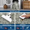 Garvee 2×6 Vintage Kitchen Rugs Non Slip Washable, Distressed Medallion Runner Rug for Bathroom, Non Shedding Low Pile Farmhouse Rugs Stain Resistant Foldable Soft Mats for Entryway, Bedroom, Blue(Vintage|brown Green)