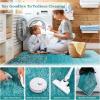 Garvee 2×6 Vintage Kitchen Rugs Non Slip Washable, Distressed Medallion Runner Rug for Bathroom, Non Shedding Low Pile Farmhouse Rugs Stain Resistant Foldable Soft Mats for Entryway, Bedroom, Blue(Distressed|turquoise)