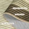 Garvee 9×12 Border Area Rug Modern Contemporary Washable Non Slip Rug Stain Resistant Soft Low Pile Carpet for Living Room Bedroom Dining Room Hallway Office Farmhouse Home Decor, Black Grey(Border-brown)