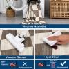 Garvee Washable Runner Rugs for Hallway 2×6 Modern Bordered Non Slip Kitchen Laundry Rug Low-Pile Non-Shedding Geometric Floor Carpet Runners for Bathroom Bedroom Bedside, Linen(Checkered|brown)