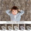 Garvee Washable Runner Rugs for Hallway 2×6 Modern Bordered Non Slip Kitchen Laundry Rug Low-Pile Non-Shedding Geometric Floor Carpet Runners for Bathroom Bedroom Bedside, Linen(Airy Solid|brown)