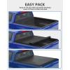 Garvee Soft Roll-up Truck Bed Tonneau Cover Compatible with 2004-2024 Ford F-150 5.5 ft (67 in) Bed(|6.5FT)