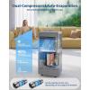 Garvee 10000BTU Portable Air Conditioner,Up to 450 Sq.Ft. Remote Control Silent Portable AC Unit, Dehumidifier,Fan,Sleep Mode,24H Timer&Installation Kit,DOE Certified,Ceer 6.7 Grey