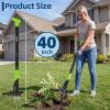 Garvee 40″ Long Handle Stand Up Weed Puller – 4-Claw with Ejector Gardening Hand Weeding Tool Easy-Eject Easily Remove Weeds Without Bending, Pulling, or Kneeling.(40 In Green)
