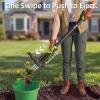 Garvee 40″ Long Handle Stand Up Weed Puller – 4-Claw with Ejector Gardening Hand Weeding Tool Easy-Eject Easily Remove Weeds Without Bending, Pulling, or Kneeling.(40 In Green)