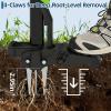 Garvee 40″ Long Handle Stand Up Weed Puller – 4-Claw with Ejector Gardening Hand Weeding Tool Easy-Eject Easily Remove Weeds Without Bending, Pulling, or Kneeling.(40 In Green)