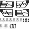 Garvee Off Road Tubular Half Doors for Wrangler JL 2018-2025 – Set of 4 Front & Rear Tube Half Doors (NO Mirrors)(JK 4D)