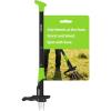 Garvee 40″ Long Handle Stand Up Weed Puller – 4-Claw with Ejector Gardening Hand Weeding Tool Easy-Eject Easily Remove Weeds Without Bending, Pulling, or Kneeling.(40 In Green)