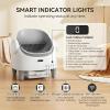 Automatic Cat Litter Box, Self-Cleaning Litter Box with Open-Top Design, 15-Layer Safety Protection System & Smart App Control, Electric Cat Litter Box with Adjustable Entry Height & Odor Control(White)