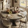 Garvee 47″-63″ Extendable Round Dining Room Table for 4-8, Farmhouse Wood ExpandableKitchen Table w/Wider Leg, Sturdy Metal Frame, Oval Circle, for Dinner, Kitchen, Apartment, Space Save, Retro Black(Retro Gray)