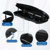 Garvee Heavy Duty Hard Shell Roof Top Cargo Carrier – 69(L) x33(W) x11(H) Waterproof Lockable Storage Box Capacity 165 Lbs 17 Cu Ft – Tool-Free Install- Fits SUV, Truck, Van(17 Cu.Ft)