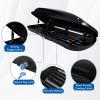 Garvee Heavy Duty Hard Shell Roof Top Cargo Carrier – 69(L) x33(W) x11(H) Waterproof Lockable Storage Box Capacity 165 Lbs 17 Cu Ft – Tool-Free Install- Fits SUV, Truck, Van(17.7 Cu.Ft)