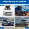 Garvee Heavy Duty Hard Shell Roof Top Cargo Carrier – 69(L) x33(W) x11(H) Waterproof Lockable Storage Box Capacity 165 Lbs 17 Cu Ft – Tool-Free Install- Fits SUV, Truck, Van(17.7 Cu.Ft)