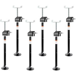 Garvee RV Slide Out Support Jacks (Set of 6) – 30,000lb Heavy Duty Rv Stabilizer Jacks Support, 21″-49″ Quick-Lift Adjustable – Power Drill & Hand Crank Compatible for Campers, Travel Trailers & RVs(6 Pack)