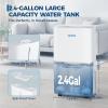 Garvee 22 Pint Dehumidifier for up to 1500 Sq.Ft, Energy Star Certified with Reusable Washable Filter, Ideal for Basements, Medium-Large Rooms, Bathrooms, White(50 Pints – 5500 Sq.Ft)