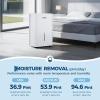 Garvee 22 Pint Dehumidifier for up to 1500 Sq.Ft, Energy Star Certified with Reusable Washable Filter, Ideal for Basements, Medium-Large Rooms, Bathrooms, White(35 Pints – 4500 Sq.Ft)