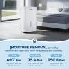 Garvee 22 Pint Dehumidifier for up to 1500 Sq.Ft, Energy Star Certified with Reusable Washable Filter, Ideal for Basements, Medium-Large Rooms, Bathrooms, White(50 Pints – 5500 Sq.Ft)