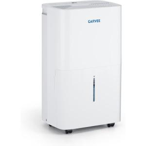 Garvee 22 Pint Dehumidifier for up to 1500 Sq.Ft, Energy Star Certified with Reusable Washable Filter, Ideal for Basements, Medium-Large Rooms, Bathrooms, White(50 Pints – 5500 Sq.Ft)