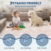Garvee 2×6 Washable Scalloped Lace Runner Rug, Soft Non-Shedding Low Pile Rugs Runner for Hallway Entryway Living Room, Contemporary Elegant Carpet for College Playroom Kids Room, Beige(Bow Beige)