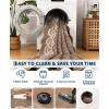 Garvee 2×6 Washable Scalloped Lace Runner Rug, Soft Non-Shedding Low Pile Rugs Runner for Hallway Entryway Living Room, Contemporary Elegant Carpet for College Playroom Kids Room, Beige(Lace Camel)