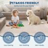 Garvee 2×6 Washable Scalloped Lace Runner Rug, Soft Non-Shedding Low Pile Rugs Runner for Hallway Entryway Living Room, Contemporary Elegant Carpet for College Playroom Kids Room, Beige(Scalloped Lace Beige)