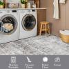 Garvee Large Washable Area Rug 10 x 13 for Living Room, Non-Slip Soft Modern Floral Rug Low Pile Farmhouse Floral Carpet Non-Shedding Foldable Printed Rugs for Bedroom Dining Room, Green(Distressed | Beige Grey)