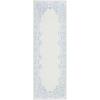 Garvee Rugs for Girls Bedroom Washable 4×6 Area Rug for Nursery Room, Non Slip Soft Low-Pile French Retro Floral Accent Throw Carpet for College Dorm Decor Kids Room Playroom, Blue(Blue)