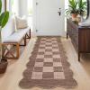 Scalloped Checkered|mousse