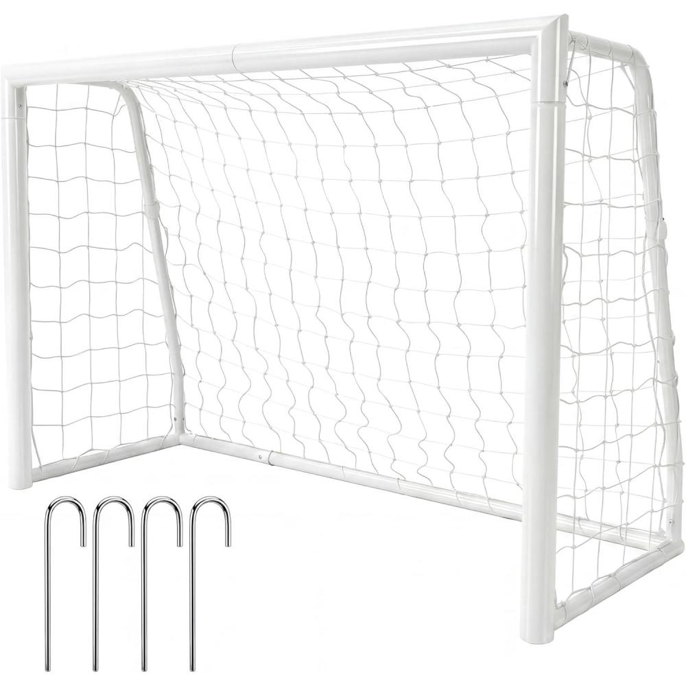 image:imageSteel Competition Soccer Goal 6x4 ft Portable Backyard Soccer Goal with Net amp Ground Stakes Outdoor Practice Goal for Adults amp YouthD6x4 FT